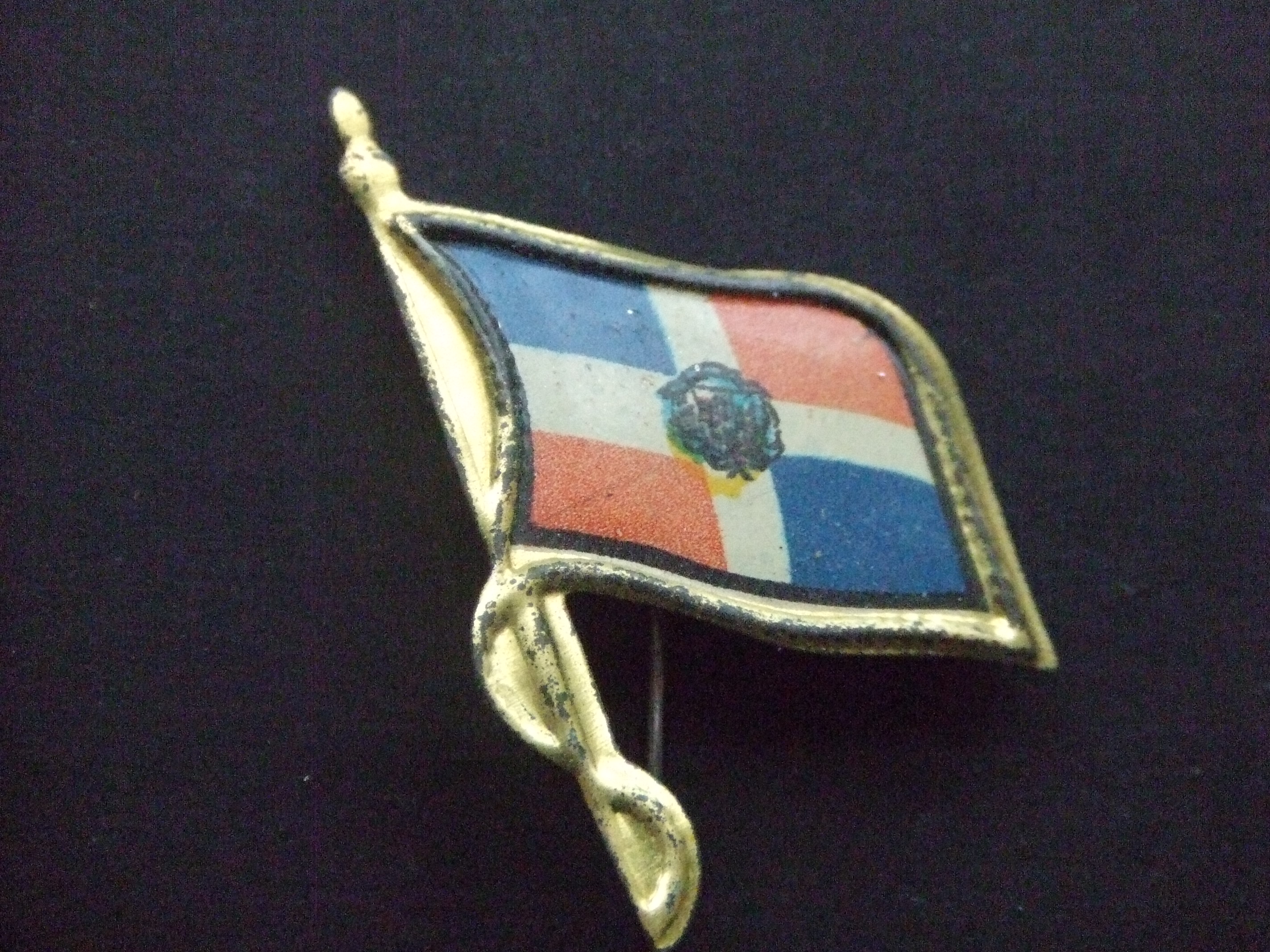 Dominicaanse Republiek eiland Hispaniola in het Caribisch gebied. vlag